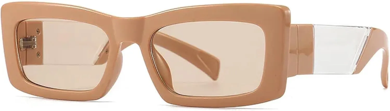 Vintage Small Rectangle Gradient Sunglasses for Women Fashion Frame