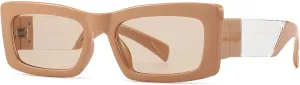 Vintage Small Rectangle Gradient Sunglasses for Women Fashion Frame