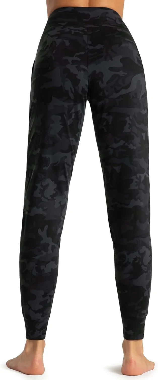 Wjustforu Women's High Waist Joggers Sweatpants Lightweight & Comfortable Yoga Pants with Pockets