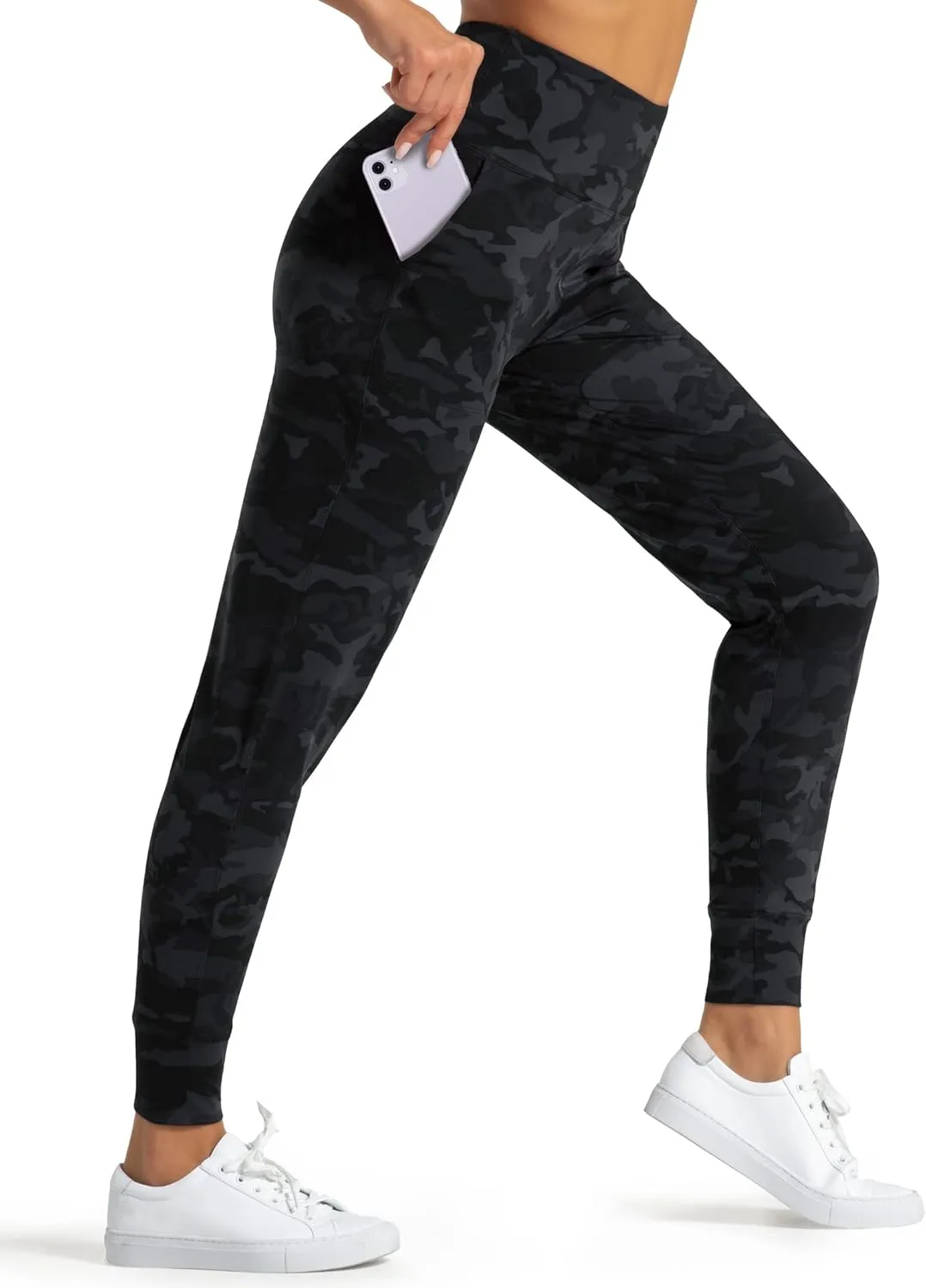 Wjustforu Women's High Waist Joggers Sweatpants Lightweight & Comfortable Yoga Pants with Pockets