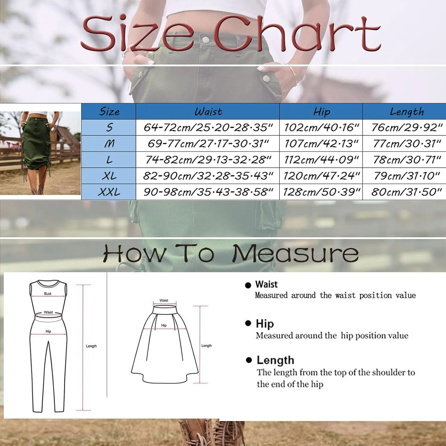 Women Cargo Long Skirt Long Cargo Skirts for Women Drawstring Low Waist Long Cargo Skirt with Pockets Tennis