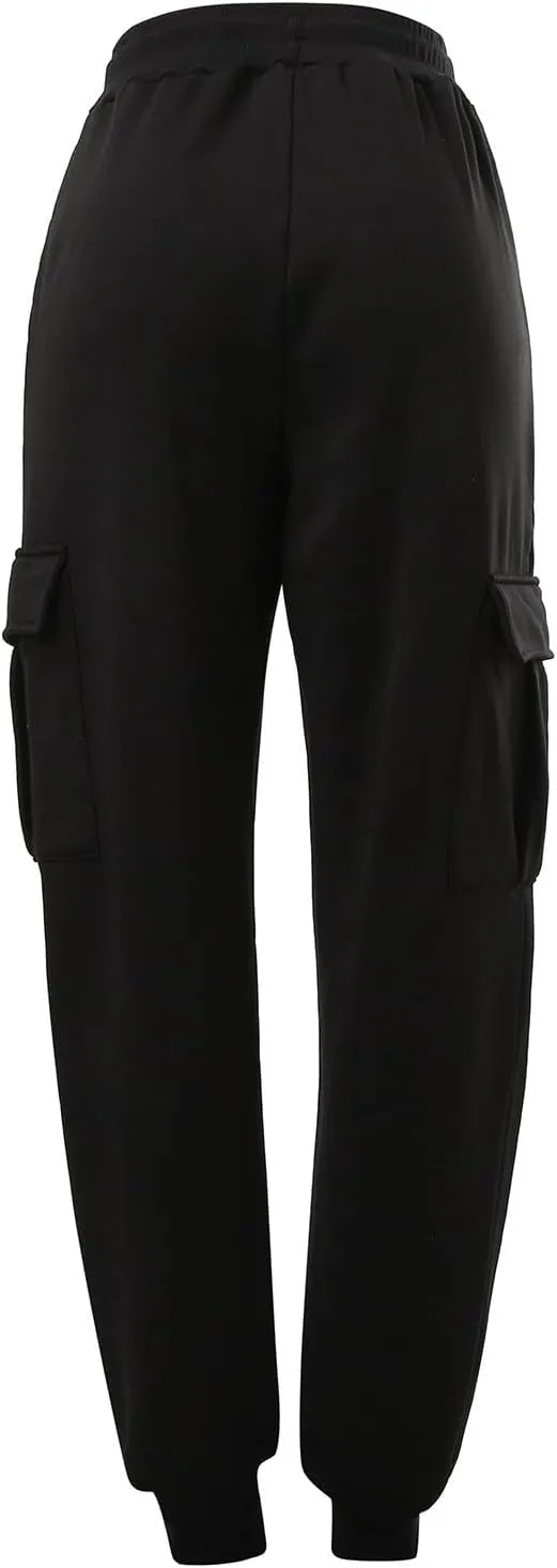 Women's High Waisted Joggers Pants Drawstring Running Athletic Sweatpants Lightweight Joggers Athletic Track Pants