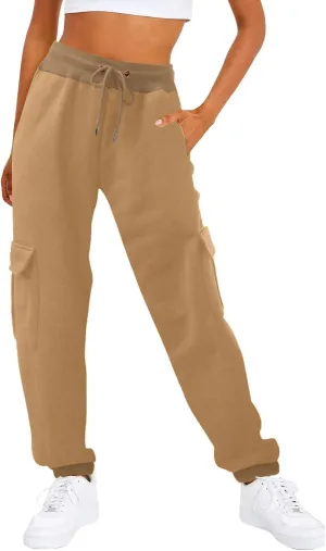 Women's High Waisted Joggers Pants Drawstring Running Athletic Sweatpants Lightweight Joggers Athletic Track Pants