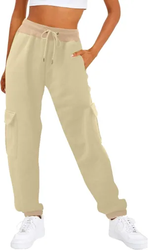 Women's High Waisted Joggers Pants Drawstring Running Athletic Sweatpants Lightweight Joggers Athletic Track Pants