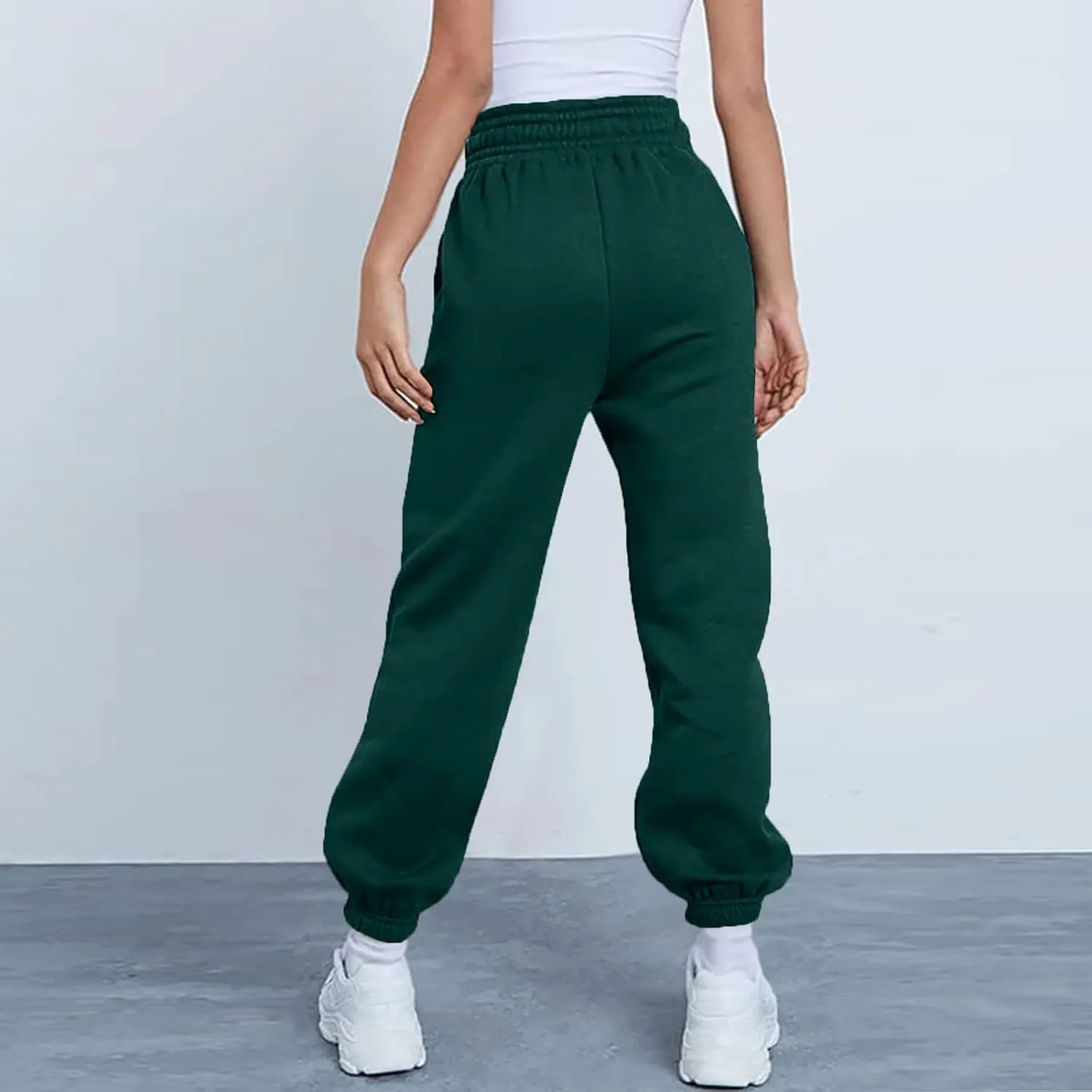 Women's High Waisted Joggers Pants Drawstring Running Athletic Sweatpants Lightweight Joggers Athletic Track Pants