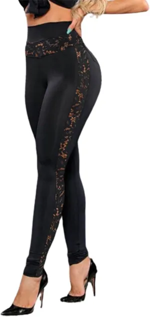 Women's High Waisted Skinny Pants Stretchy Jeggings with Pockets French Fleece Sweatpants Women