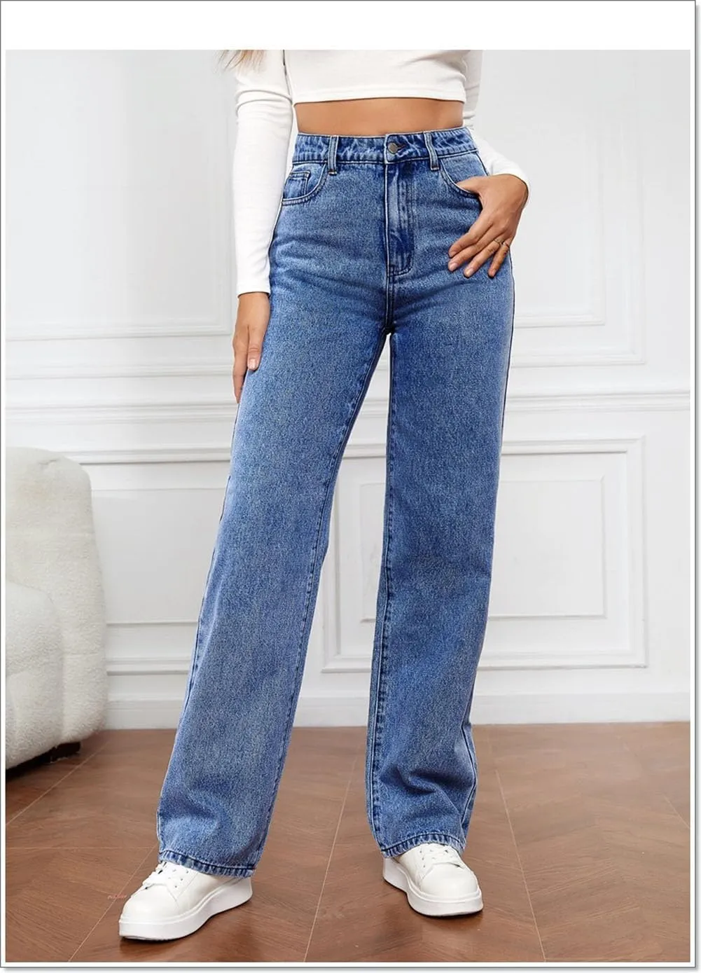 Womens Jeans Plus Size Curvy Fit Bootcut Cargo Wide Leg Denim Pants Straight High Waisted Comfort Flex Jean Pants