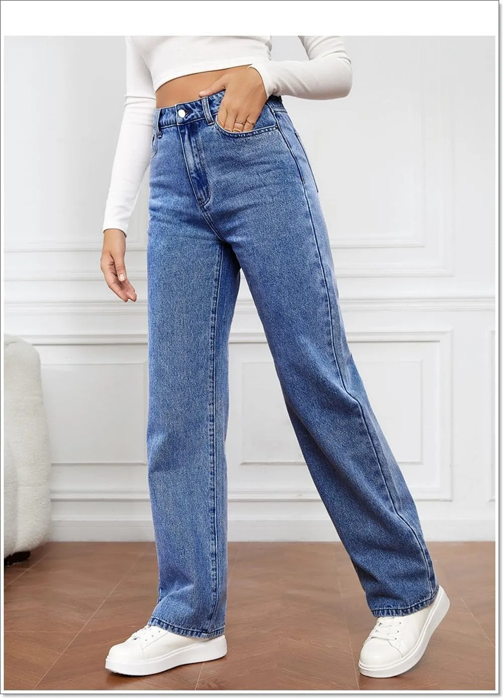 Womens Jeans Plus Size Curvy Fit Bootcut Cargo Wide Leg Denim Pants Straight High Waisted Comfort Flex Jean Pants