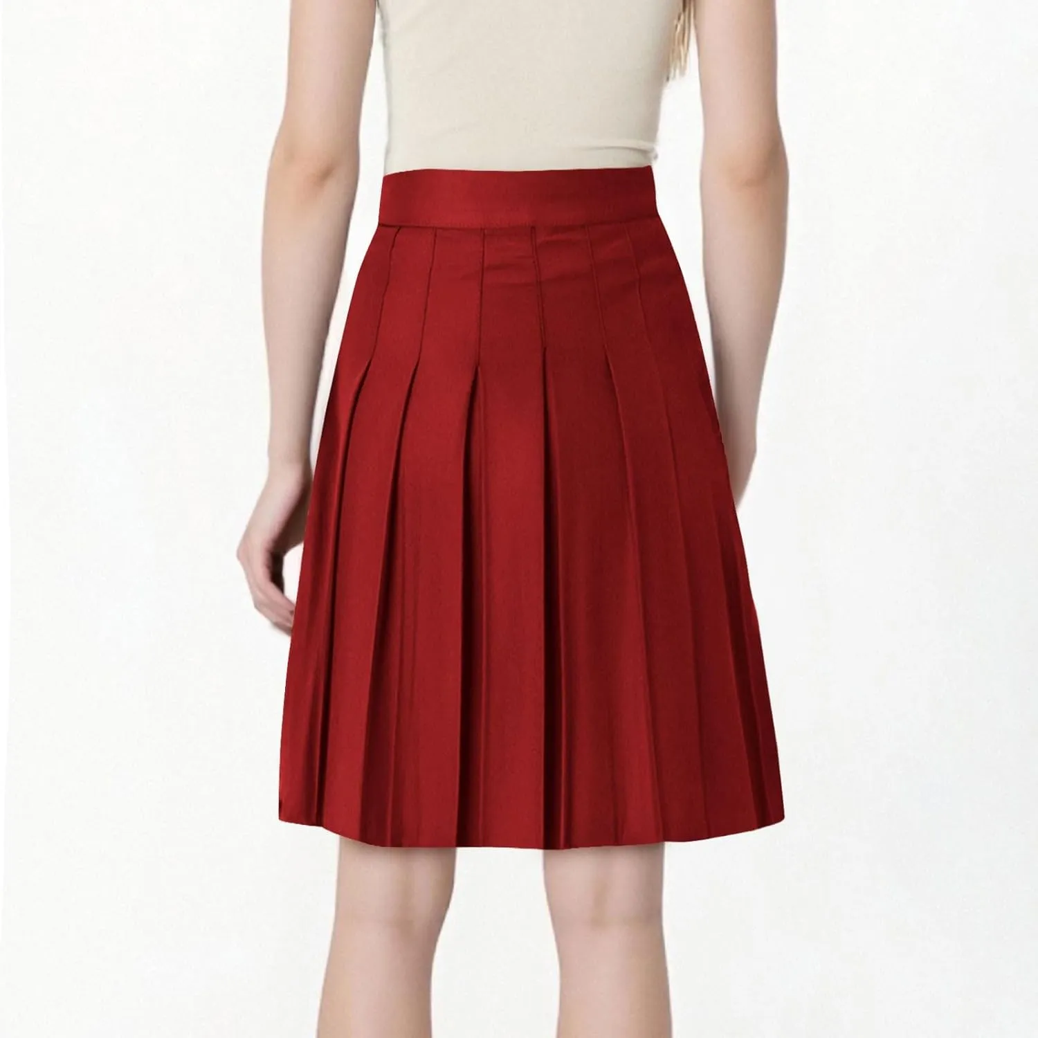 Womens Loose Fit Skirts for Women Linen Ruched High Cut A Line Basic Mini Petite Skirt 2025 Fashion