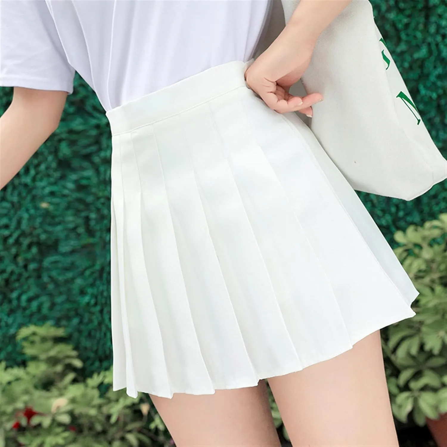 Women's Skirt Plaid Skirt Girls High Waist School Pleated Mini Skirt (Color : 01, Size : XS)