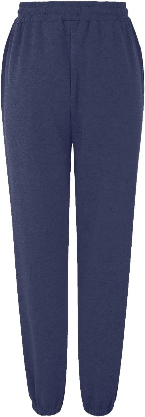 Womens Sweatpants High Waisted Baggy Workout Jogger Pants with Pockets Trousers Fall Clothes for Women 2024