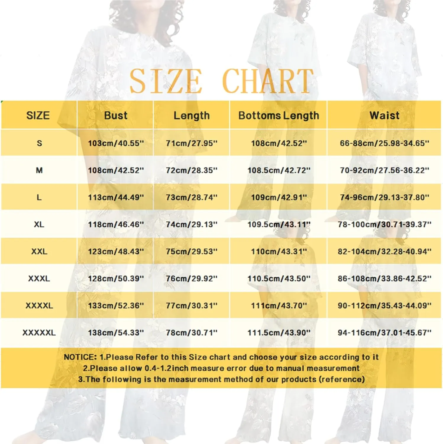 Womens Two Piece Sets Summer Casual Floral Printed Outfits Crewneck 3/4 Sleeve Tops Wide Leg Pants with Pockets