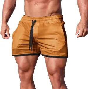Workout Shorts Men Comfortable Quick Dry and Relaxed Fit Athletic Shorts with Pocket 2025 Summer