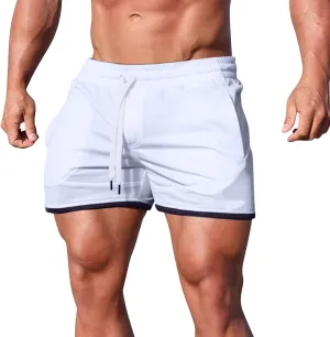 Workout Shorts Men Comfortable Quick Dry and Relaxed Fit Athletic Shorts with Pocket 2025 Summer