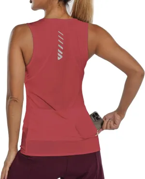 Wulibike Sleeveless Cycling Jersey Women Running Shirts Vest bike top Summer Biking tank Basic Top With Pockets
