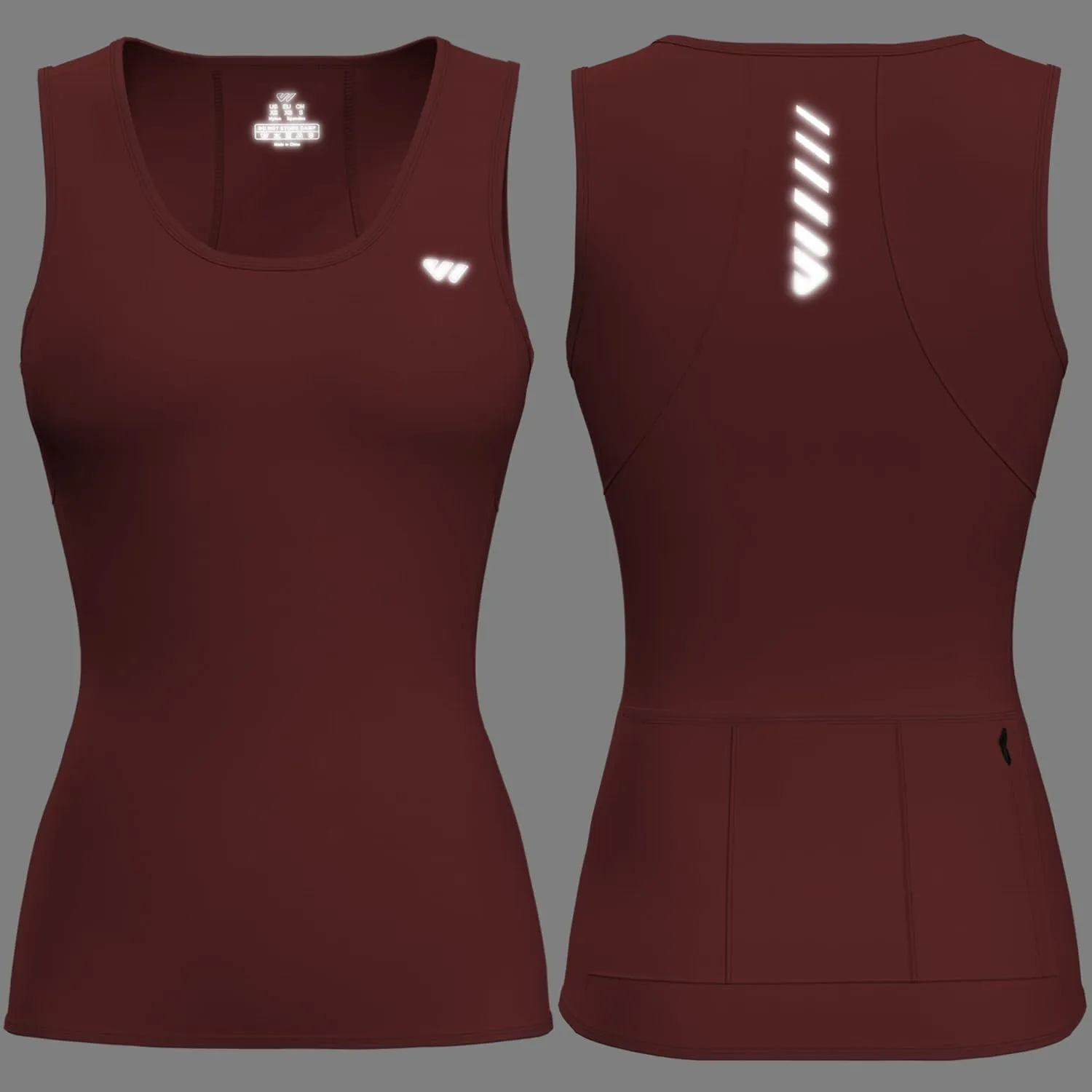 Wulibike Sleeveless Cycling Jersey Women Running Shirts Vest bike top Summer Biking tank Basic Top With Pockets