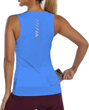 Wulibike Sleeveless Cycling Jersey Women Running Shirts Vest bike top Summer Biking tank Basic Top With Pockets