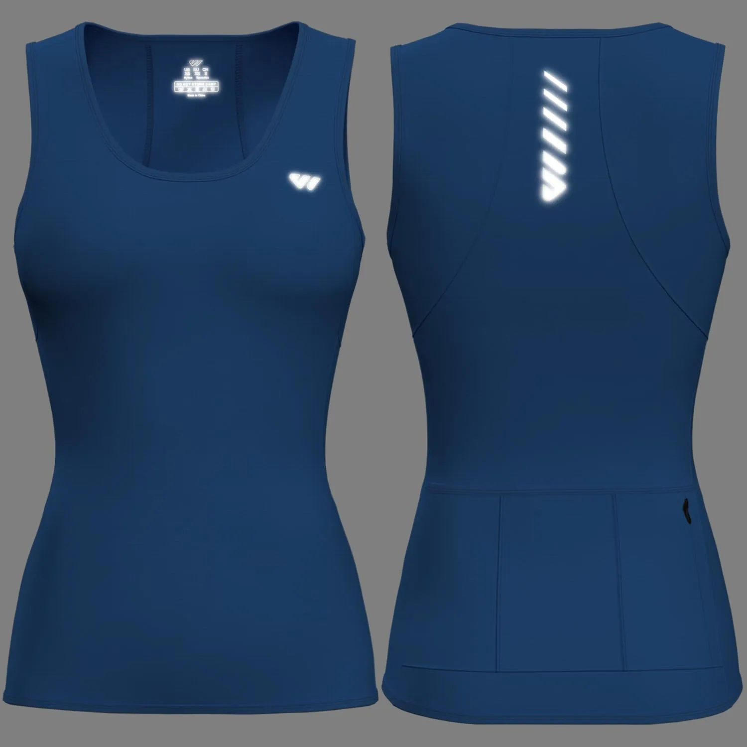 Wulibike Sleeveless Cycling Jersey Women Running Shirts Vest bike top Summer Biking tank Basic Top With Pockets