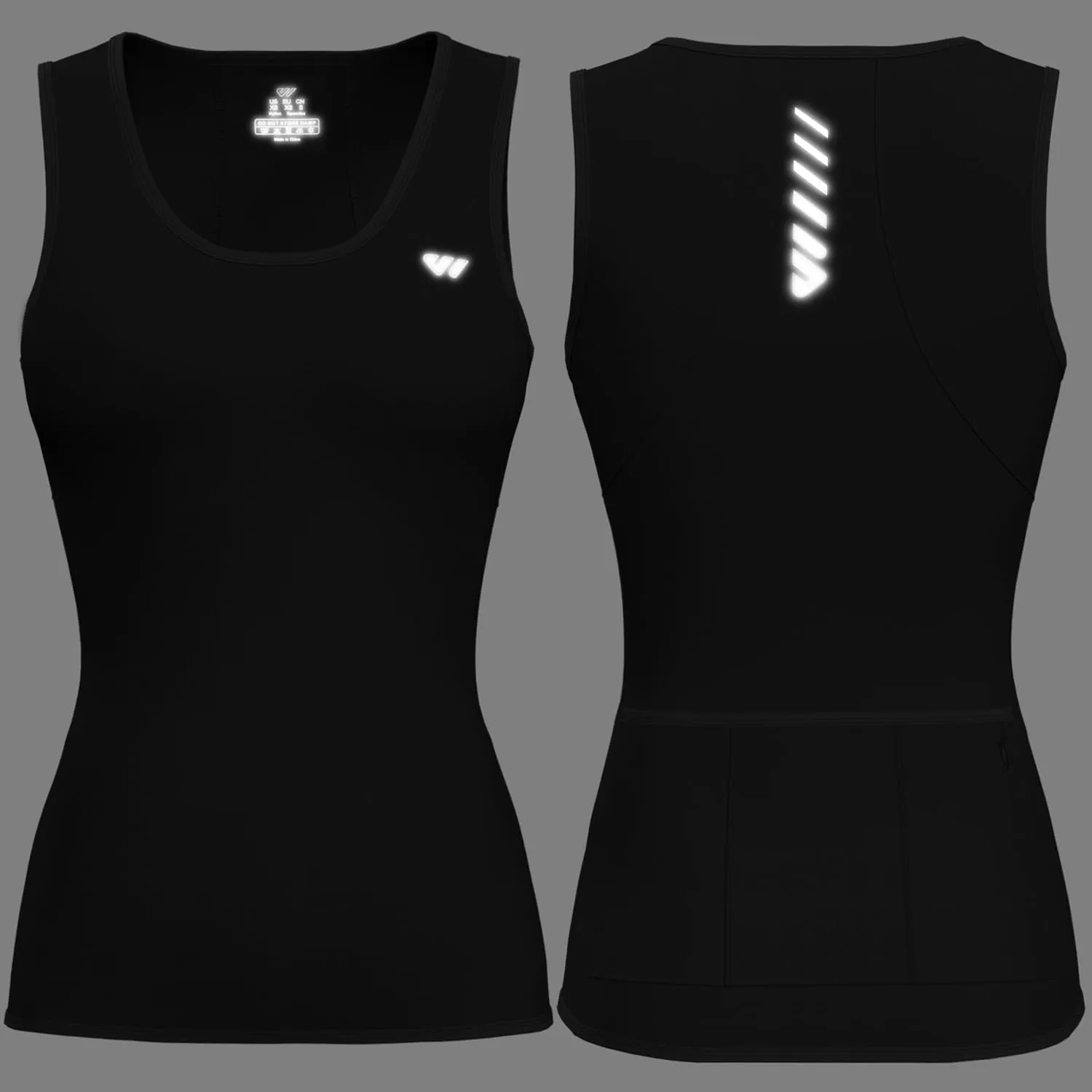 Wulibike Sleeveless Cycling Jersey Women Running Shirts Vest bike top Summer Biking tank Basic Top With Pockets