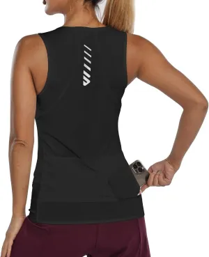 Wulibike Sleeveless Cycling Jersey Women Running Shirts Vest bike top Summer Biking tank Basic Top With Pockets
