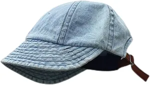 YICHUN Toddler Kids Baseball Cap Newsboy Sun Hats Soft Brim Cowboy Cap Denim Adjustable Summer Beach Hat for Baby