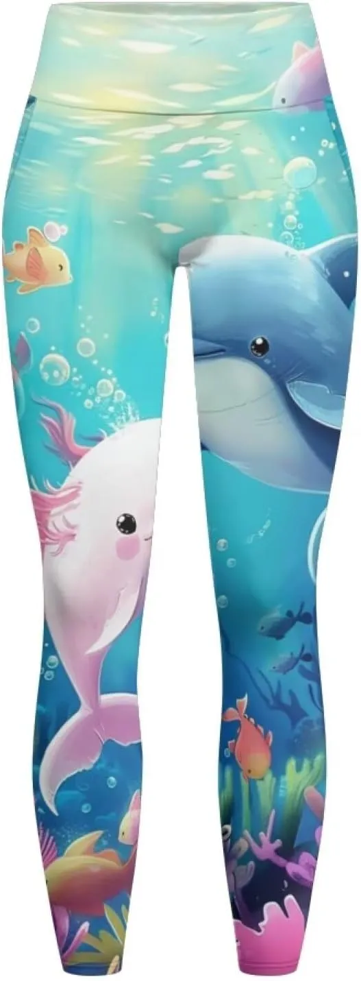 Yoga Pants Women Plus Size Leggings with Pockets Tummy Control Activewear Leggings for Womens