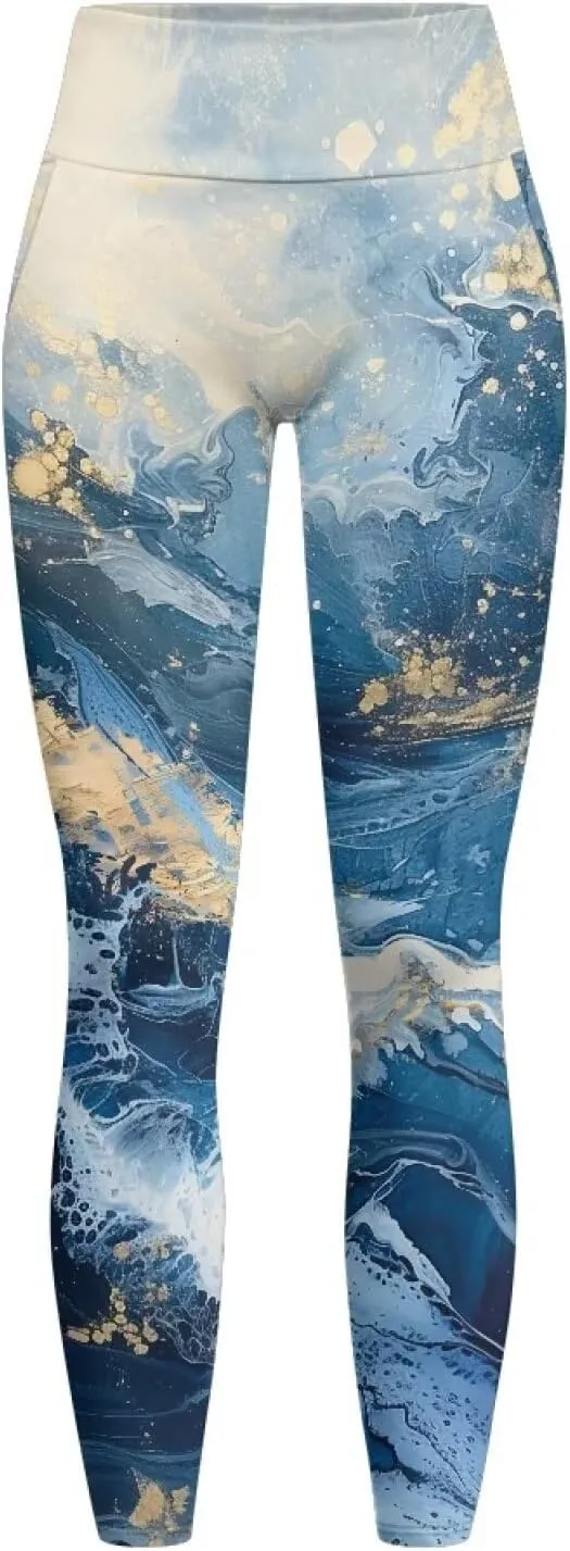 Yoga Pants Women Plus Size Leggings with Pockets Tummy Control Activewear Leggings for Womens
