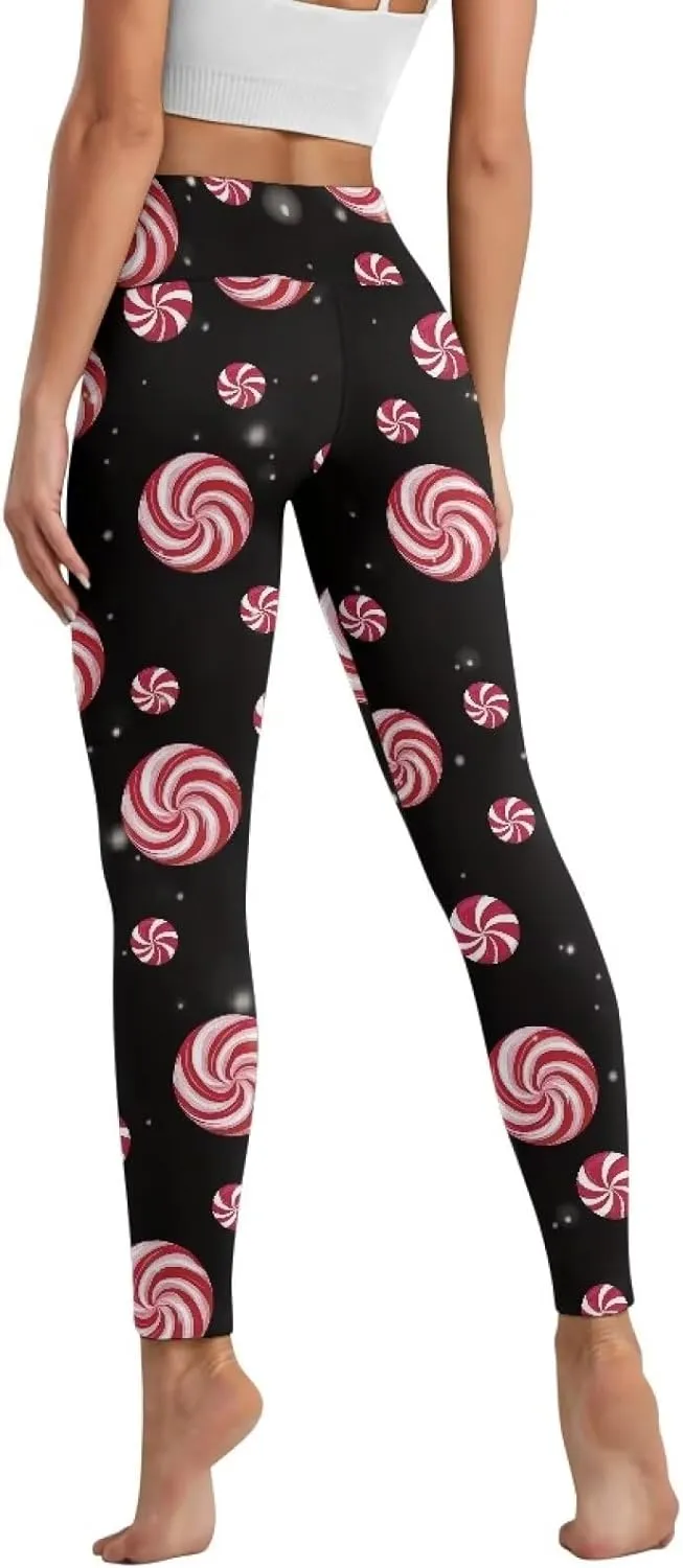 Yoga Pants Women Plus Size Leggings with Pockets Tummy Control Activewear Leggings for Womens