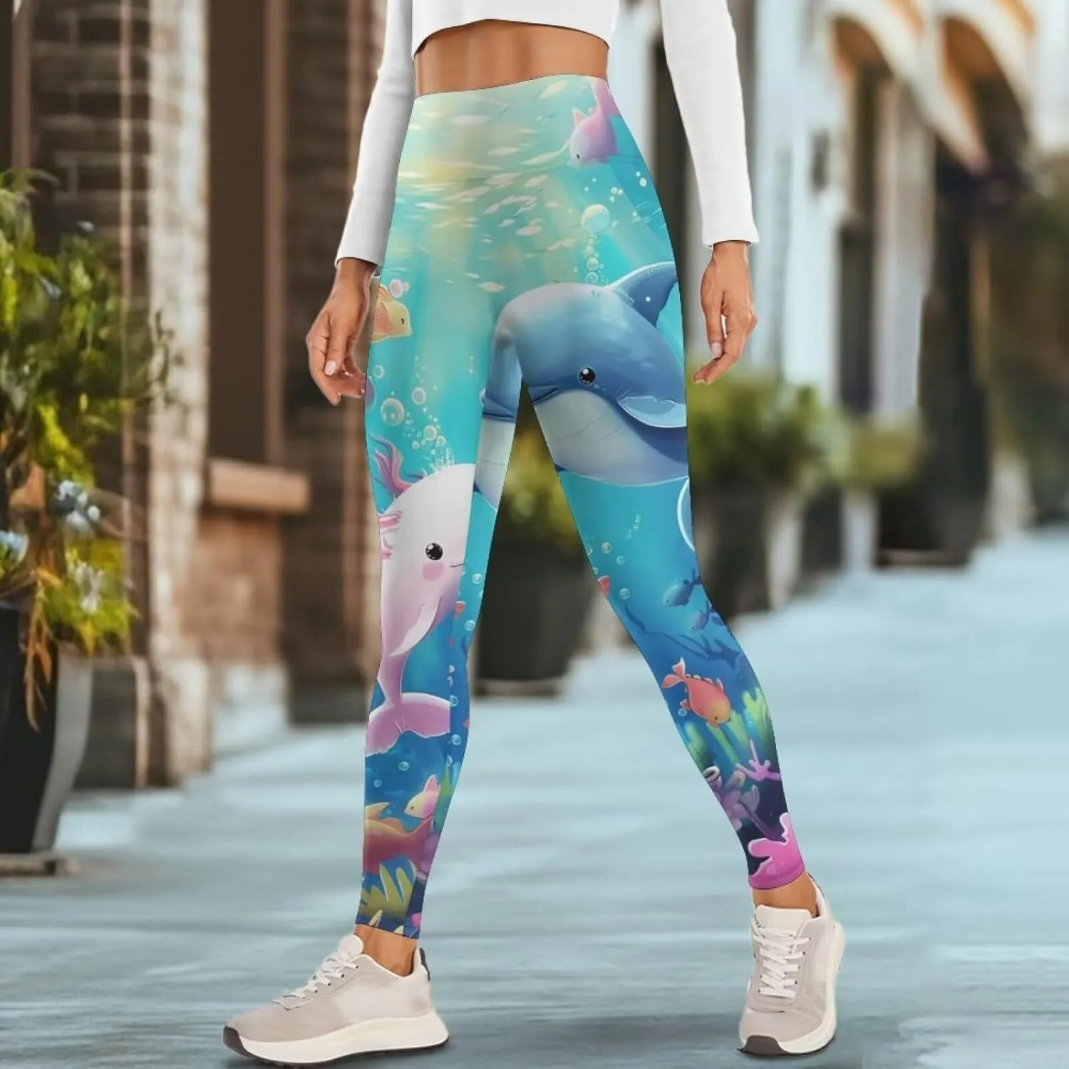 Yoga Pants Women Plus Size Leggings with Pockets Tummy Control Activewear Leggings for Womens