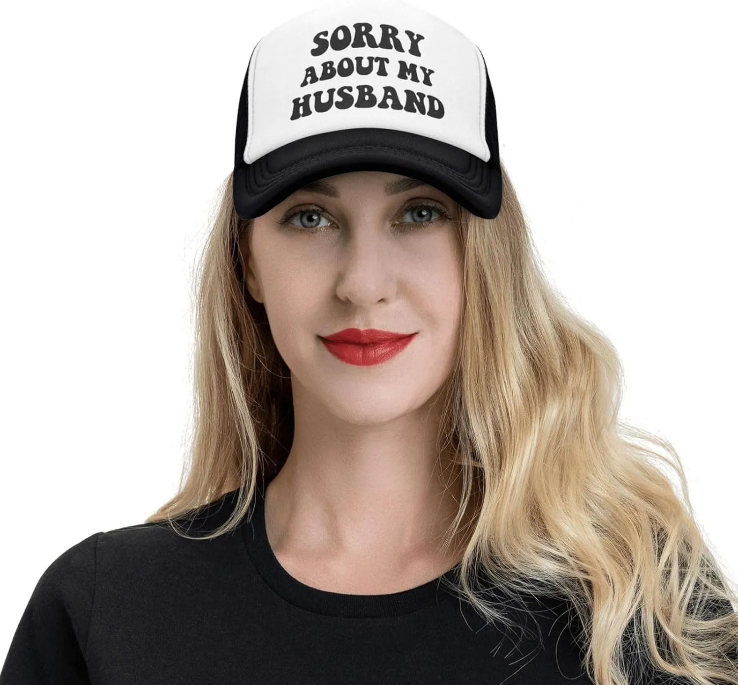 You Find It Offensive? I Find It Funny Trucker Hats for Women Black Men Retro Trucker Black Hats for Men