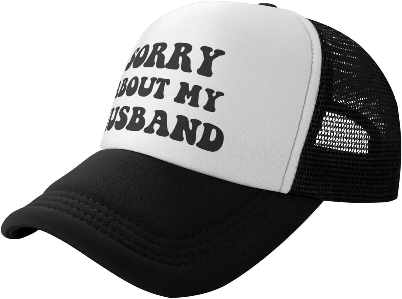 You Find It Offensive? I Find It Funny Trucker Hats for Women Black Men Retro Trucker Black Hats for Men